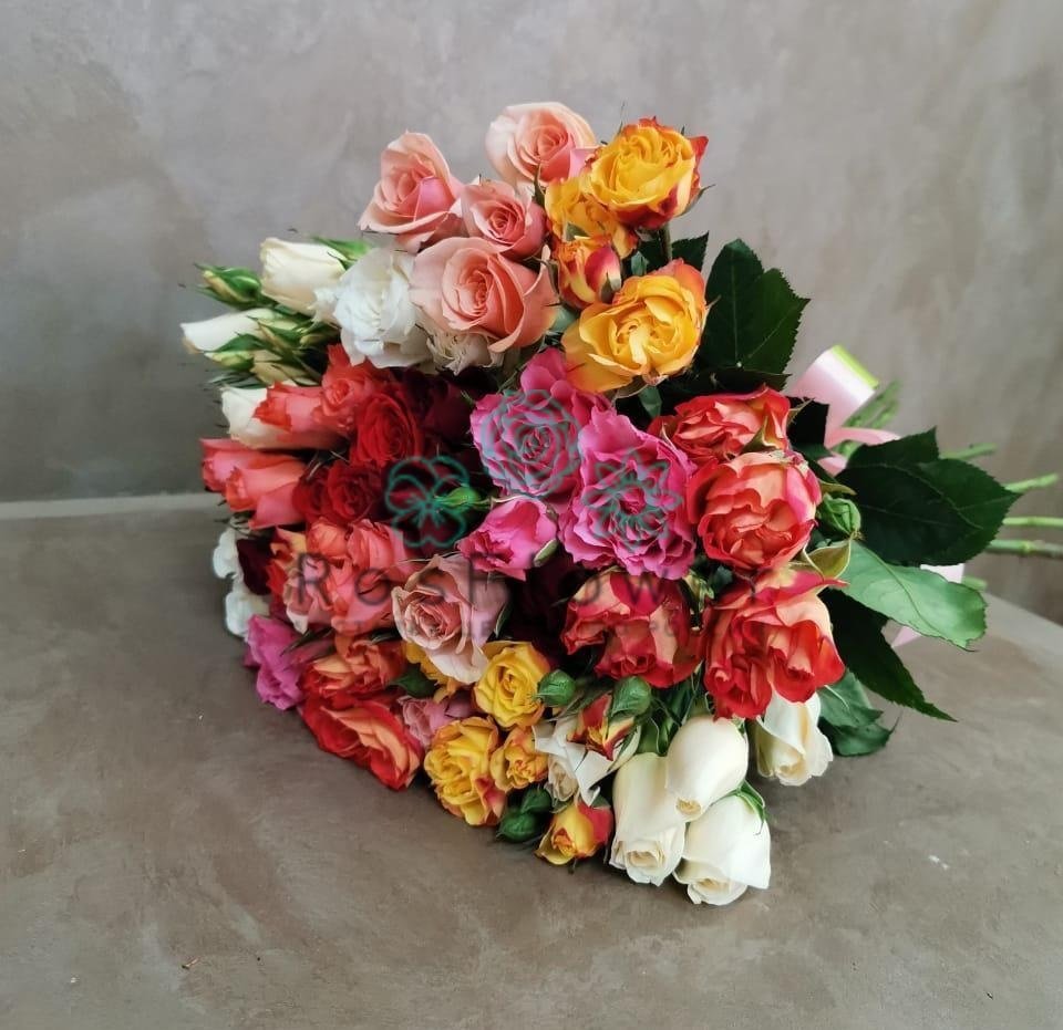 Букет цветов из: Розы в Борисовке Краснодарского края