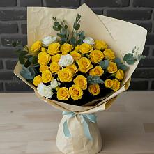 Букет цветов из:  Розы #REPLACE_PRED# Борисовке Краснодарского края