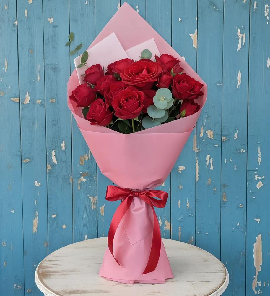 Букет цветов из: Розы в Борисовке Краснодарского края