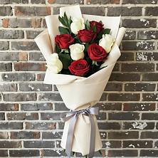 Букет цветов из:  Розы в Борисовке Краснодарского края