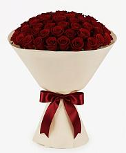 Букет 101 Бордовая роза Блэк Бакарра в Борисовке Краснодарского края