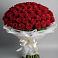 Букет 101 Красная роза Блэк Мэджик в Борисовке Краснодарского края