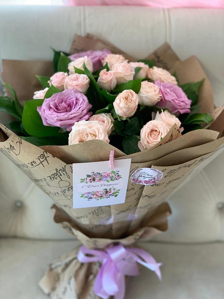 Букет цветов из: Розы в Борисовке Краснодарского края