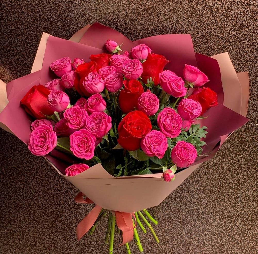 Букет В объятьях нежности в Борисовке Краснодарского края