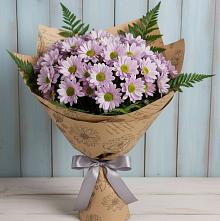 Букет цветов из:  Хризантемы в Борисовке Краснодарского края