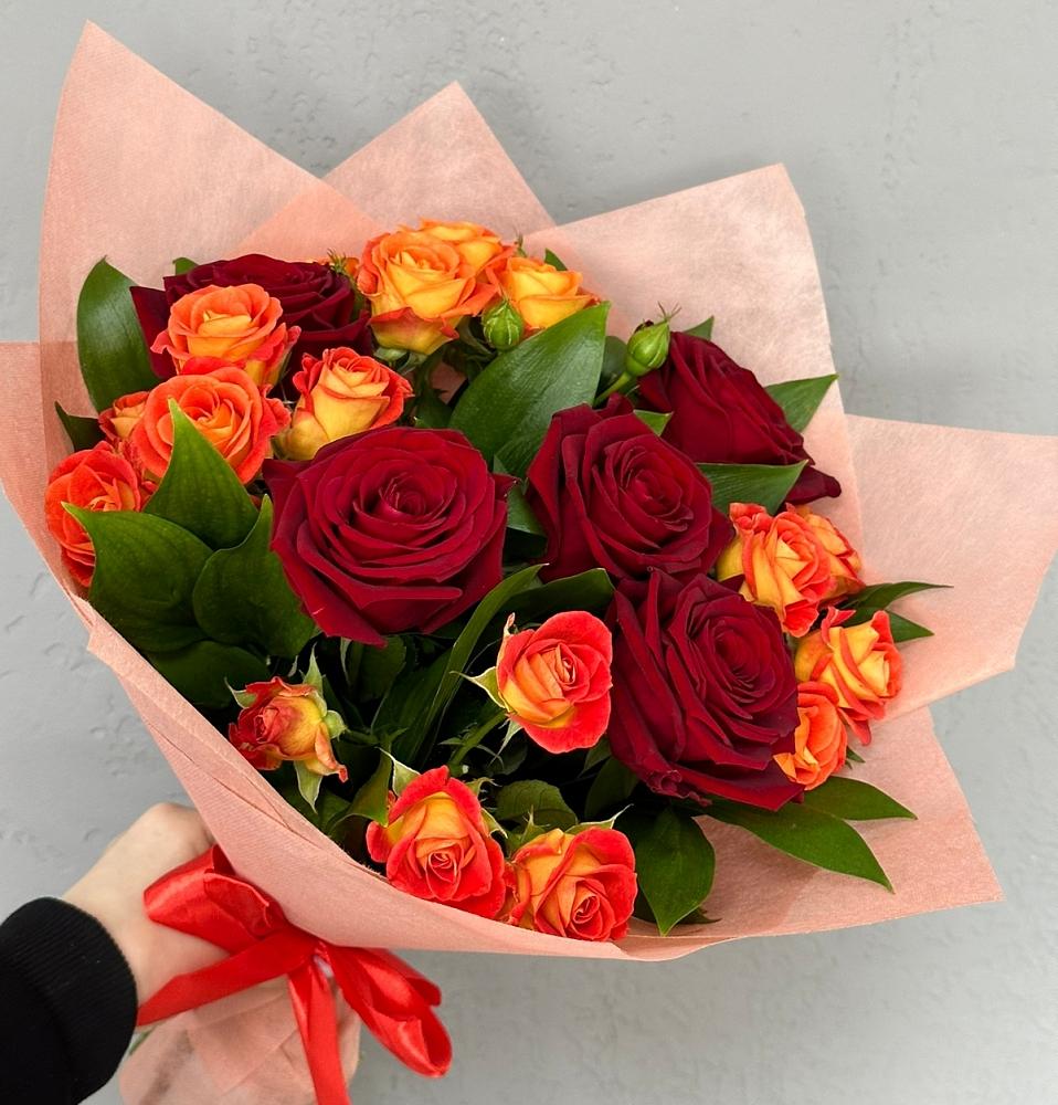 Букет Любовь и восторг в Борисовке Краснодарского края