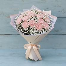 Букет цветов из:  Гвоздики в Борисовке Краснодарского края