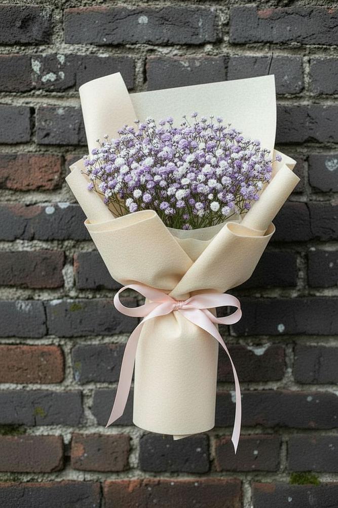 Букет цветов из: Гипсофила в Борисовке Краснодарского края