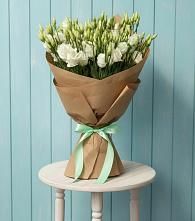 Букет цветов из:  Лизиантусы в Борисовке Краснодарского края