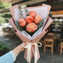 Букет цветов из:  Розы в Борисовке Краснодарского края