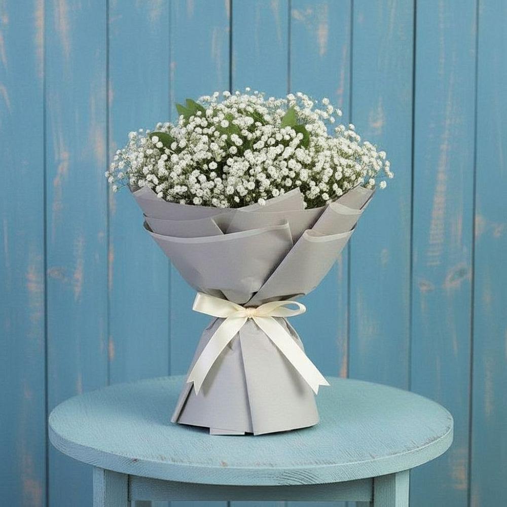 Букет цветов из: Гипсофила в Борисовке Краснодарского края