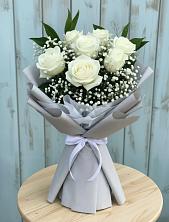 Букет цветов из:  Розы в Борисовке Краснодарского края
