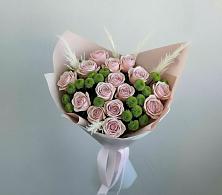 Букет цветов из:  Розы и Хризантемы в Борисовке Краснодарского края