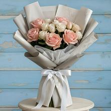 Букет цветов из:  Розы в Борисовке Краснодарского края