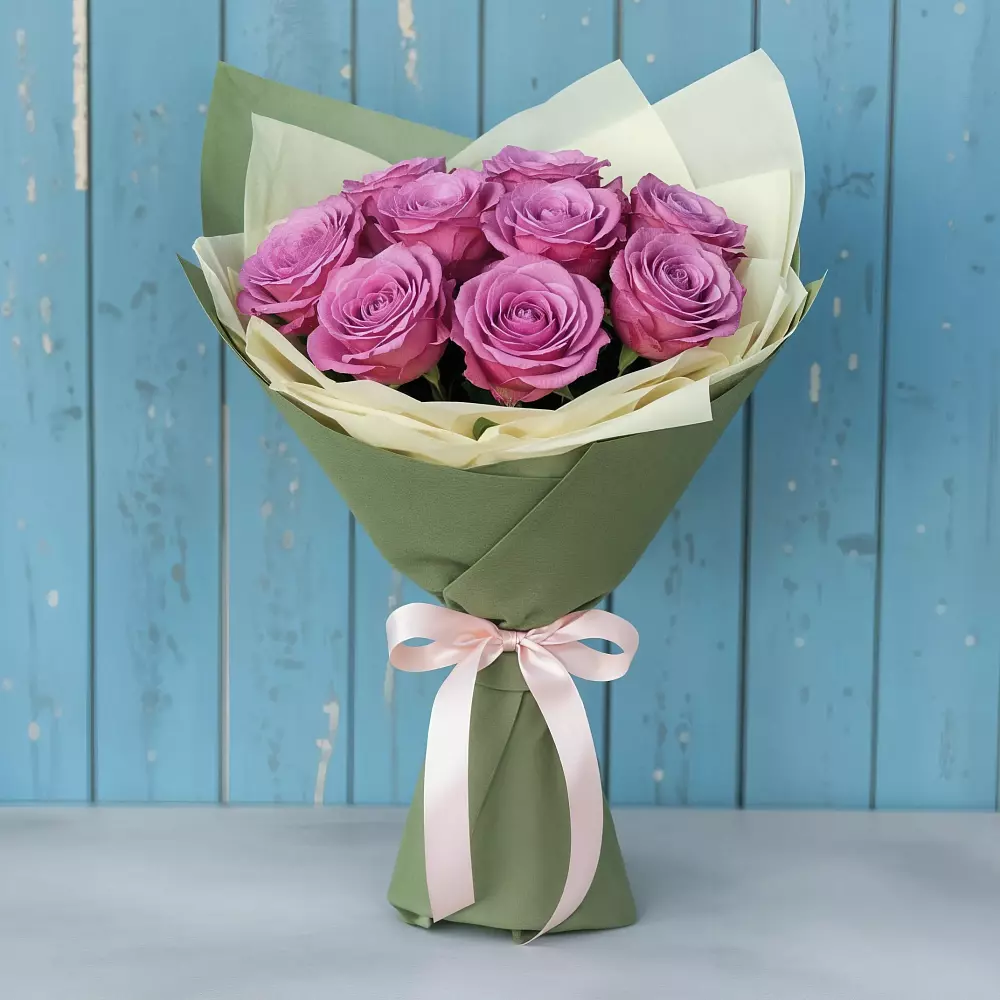 Букет Розы Фёрст Леди в Борисовке Краснодарского края