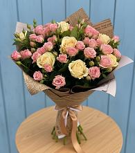 Букет цветов из:  Розы в Борисовке Краснодарского края