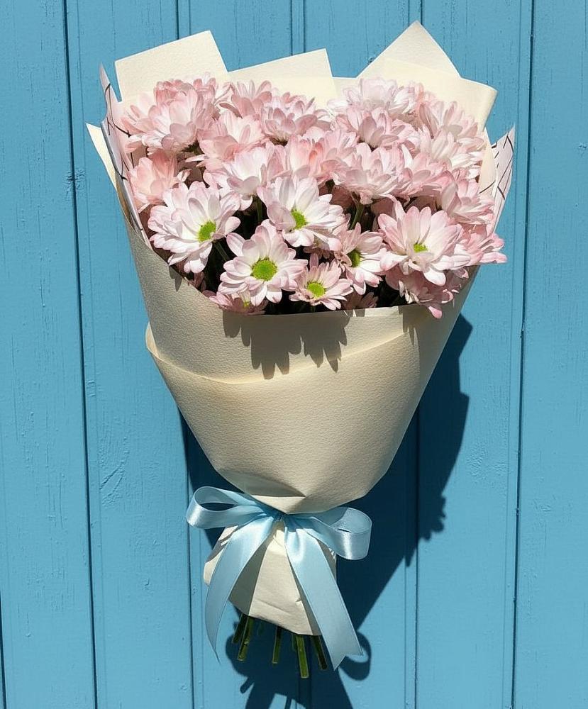 Букет цветов из: Хризантемы в Борисовке Краснодарского края