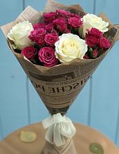Букет цветов из:  Розы в Борисовке Краснодарского края