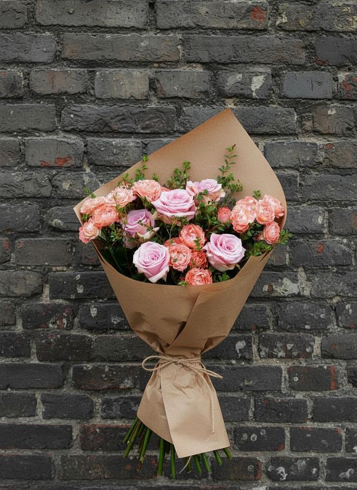 Букет цветов из: Розы в Борисовке Краснодарского края