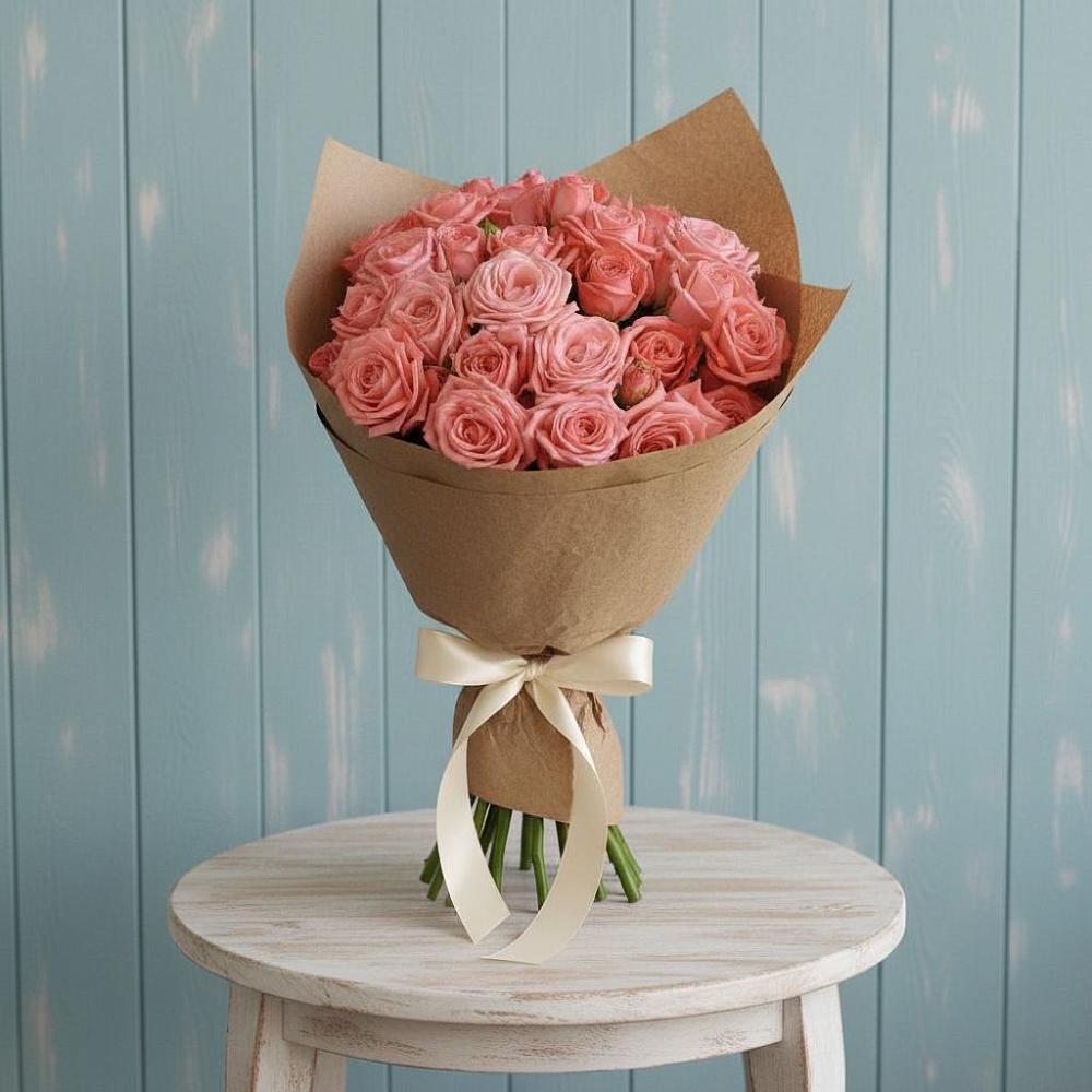 Букет цветов из: Розы в Борисовке Краснодарского края