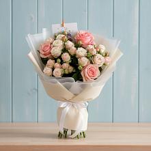 Букет цветов из:  Розы в Борисовке Краснодарского края
