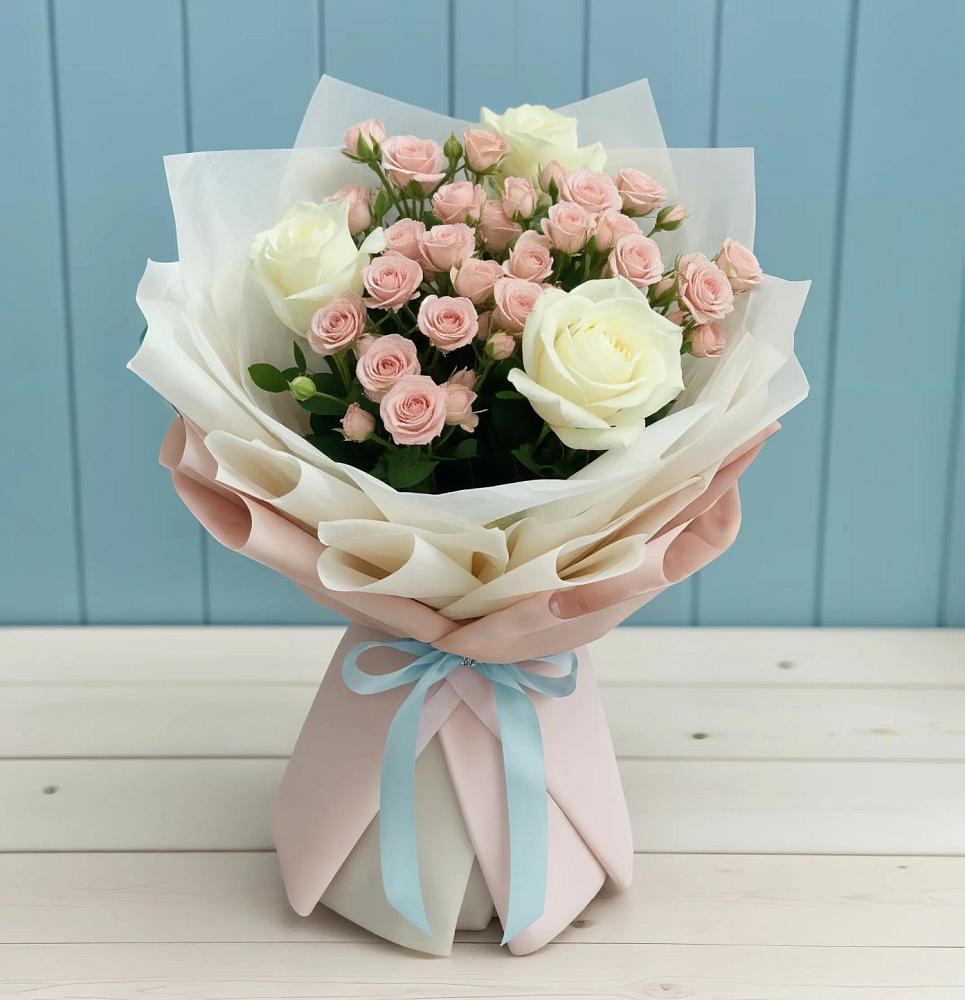 Букет цветов из: Розы в Борисовке Краснодарского края