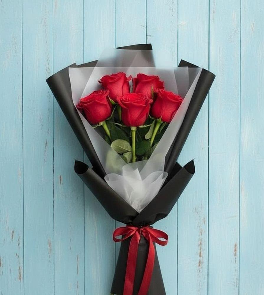 Букет цветов из: Розы в Борисовке Краснодарского края