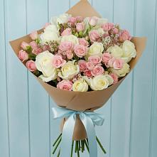 Букет цветов из:  Розы в Борисовке Краснодарского края